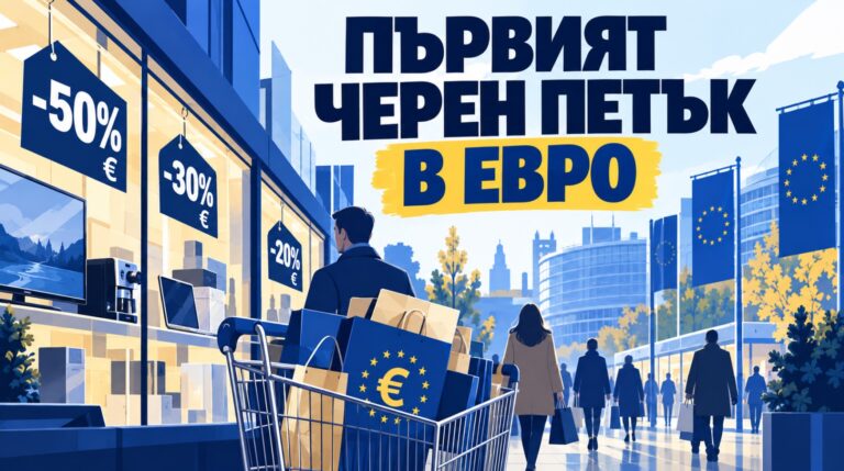 Първият Черен петък в евро: какво показват цифрите за цените и инфлацията